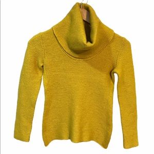 Banana Republic | Wool Blend Mustard Turtleneck
